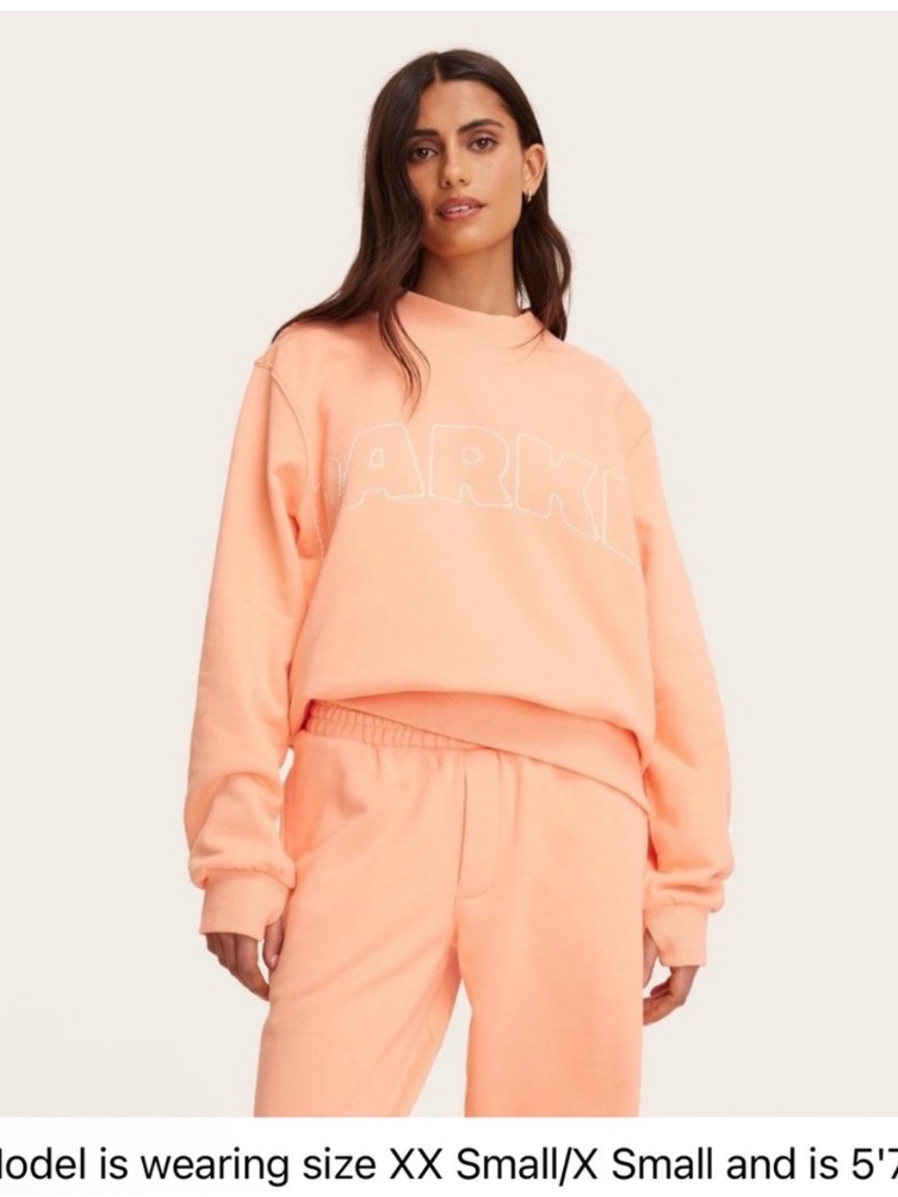 PARKE x Target 
Peach Crewneck Sweatshirt
Sold out 
Size L/XL 
Never worn